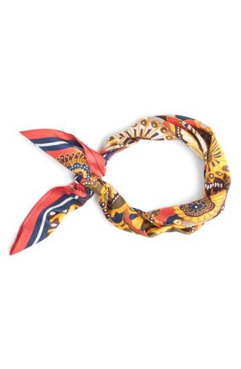 Women's J.crew Fall Floral Silk Scarf