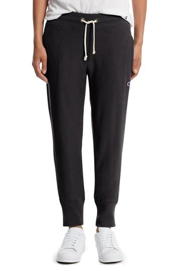 Women's Champion Reverse Weave Jogger Pants - Black