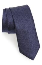 Men's Lanvin Solid Silk Skinny Tie