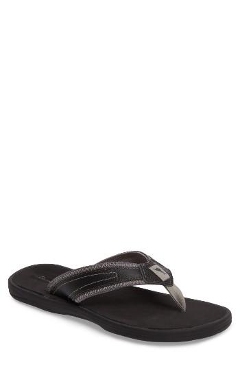 Men's Tommy Bahama Seawell Flip Flop M - Black