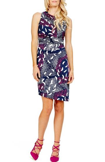 Women's Donna Morgan Ruched Jersey Sheath Dress