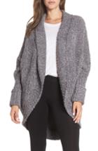 Women's Nordstrom Lingerie Surplice Front Sweater - Beige