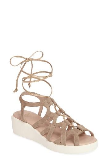 Women's Johnston & Murphy Chasity Sport Sandal M - Beige