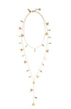 Women's Oscar De La Renta Leaf Layered Y-necklace