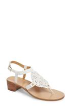 Women's Jack Rogers Gretchen Block Heel Sandal .5 M - White