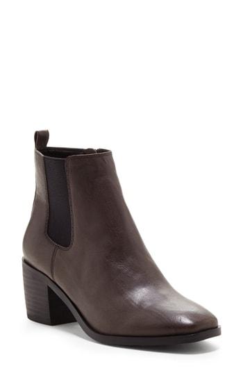 Women's Lucky Brand Maiken Chelsea Bootie M - Brown