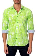 Men's Jared Lang Trim Fit Floral Print Sport Shirt