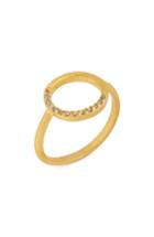 Women's Madewell Luster Circle Pave Ring