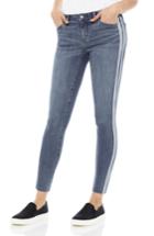 Women's Sam Edelman The Kitten Metallic Stripe Ankle Skinny Jeans - Blue