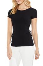 Women's Vince Camuto Side Lace-up Top, Size - Black