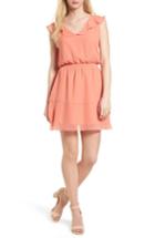 Women's Cupcakes And Cashmere Iniko Blouson Dress, Size - Coral
