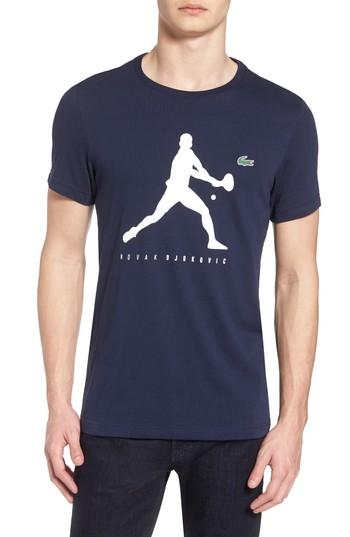 Men's Lacoste Extensible T-shirt (m) - Blue
