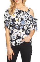 Women's 1.state Tie Sleeve One-shoulder Top, Size - Ivory