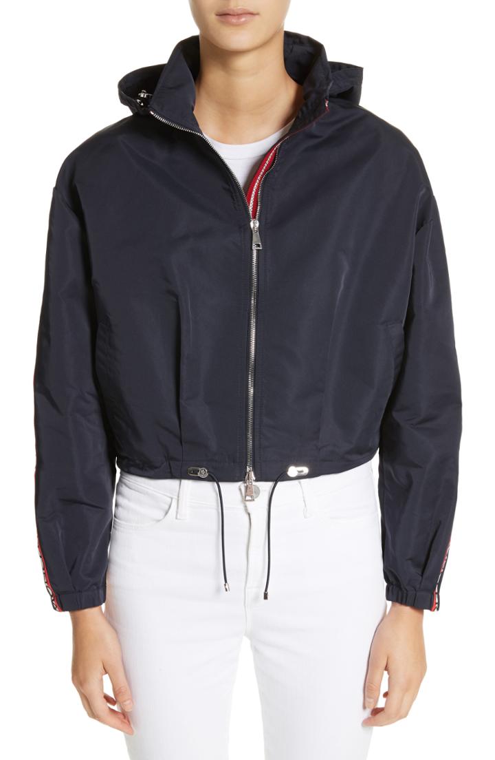 Women's Moncler Zirconite Crop Hooded Coat