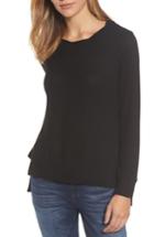 Women's Gibson Side-tie Fleece Pullover - Black