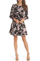 Women's Dress The Population Lyla Crepe Sheath Dress, Size - Green