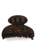 France Luxe Small Couture Jaw Clip, Size - Brown
