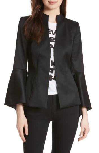 Women's Alice + Olivia Ivana Waterfall Sleeve Blazer