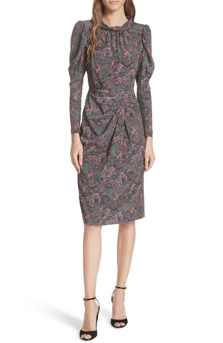 Women's Rebecca Taylor Hudson Silk Paisley Dress