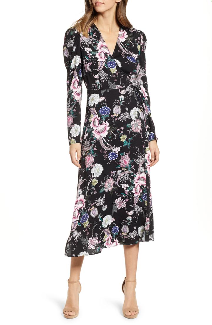 Women's Afrm Caley Wrap Midi Dress