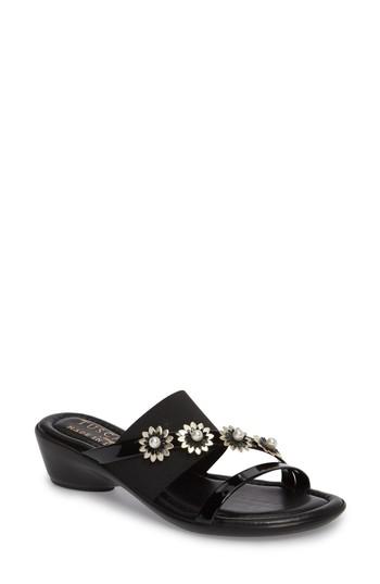 Women's Tuscany By Easy Street Paradiso Slide Sandal N - Black