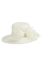 Women's Nordstrom Jeweled Bow Hat - Ivory