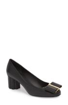 Women's Salvatore Ferragamo Capua Bow Pump B - Black