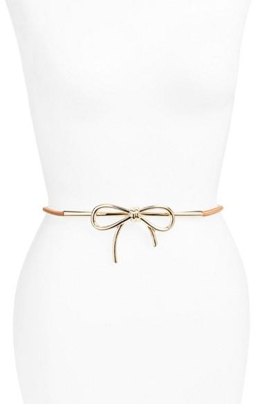 Women's Elise M. 'lucy' Brass Bow Belt