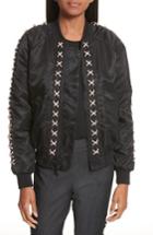 Women's Cinq A Sept Pria Lace-up Bomber