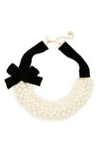 Women's Kate Spade New York Girls In Pearls Frontal Necklace