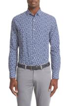 Men's Paul & Shark Fit Floral Sport Shirt