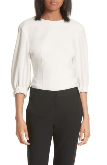 Women's Tibi Twill Corset Top - Ivory