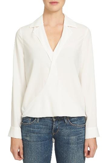 Women's 1.state Surplice Crepe Blouse