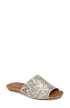 Women's Chocolat Blu Bruno Slide Sandal Us / 36eu - Metallic