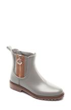 Women's Bernardo Footwear Zip Rain Boot M - Grey