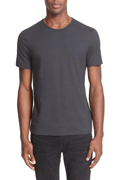 Men's John Varvatos Collection Striated Crewneck T-shirt
