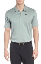 Men's Nike Dry Polo Shirt, Size - Green