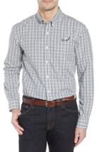 Men's Cutter & Buck Philadelphia Eagles - Gilman Regular Fit Plaid Sport Shirt - Green