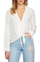 Women's 1.state Tie Front Blouse, Size - White