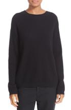 Women's Vince Crossover Tie Back Cashmere & Cotton Sweater