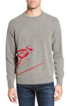 Men's Bonobos Skier Wool Blend Sweater, Size - Grey