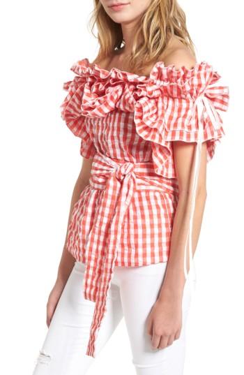 Women's Stylekeepers Sangria Off The Shoulder Top - Red