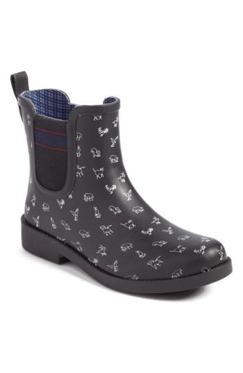 Women's Ed Ellen Degeneres Wallita Rain Boot M - Black