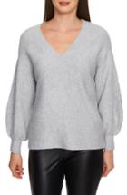 Women's 1.state Blouson Sleeve V-neck Sweater - Blue