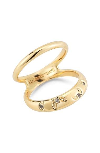 Women's Elizabeth And James Azure Openwork Ring