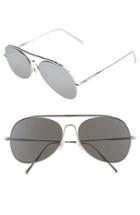Women's Acne Studios 'large Spitfire' 57mm Aviator Sunglasses -