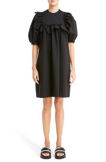 Women's Simone Rocha Ruffle Bib Dress - Black