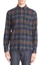 Men's A.p.c. Trevor Plaid Wool Blend Flannel Shirt