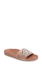 Women's Pedro Garcia Amery Crystal Slide Sandal Us / 35eu - Brown