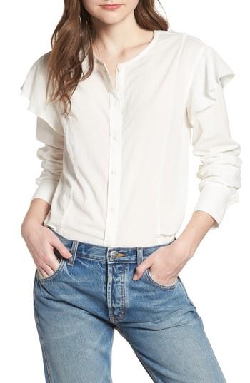 Women's Current/elliott The Asley Shirt - White